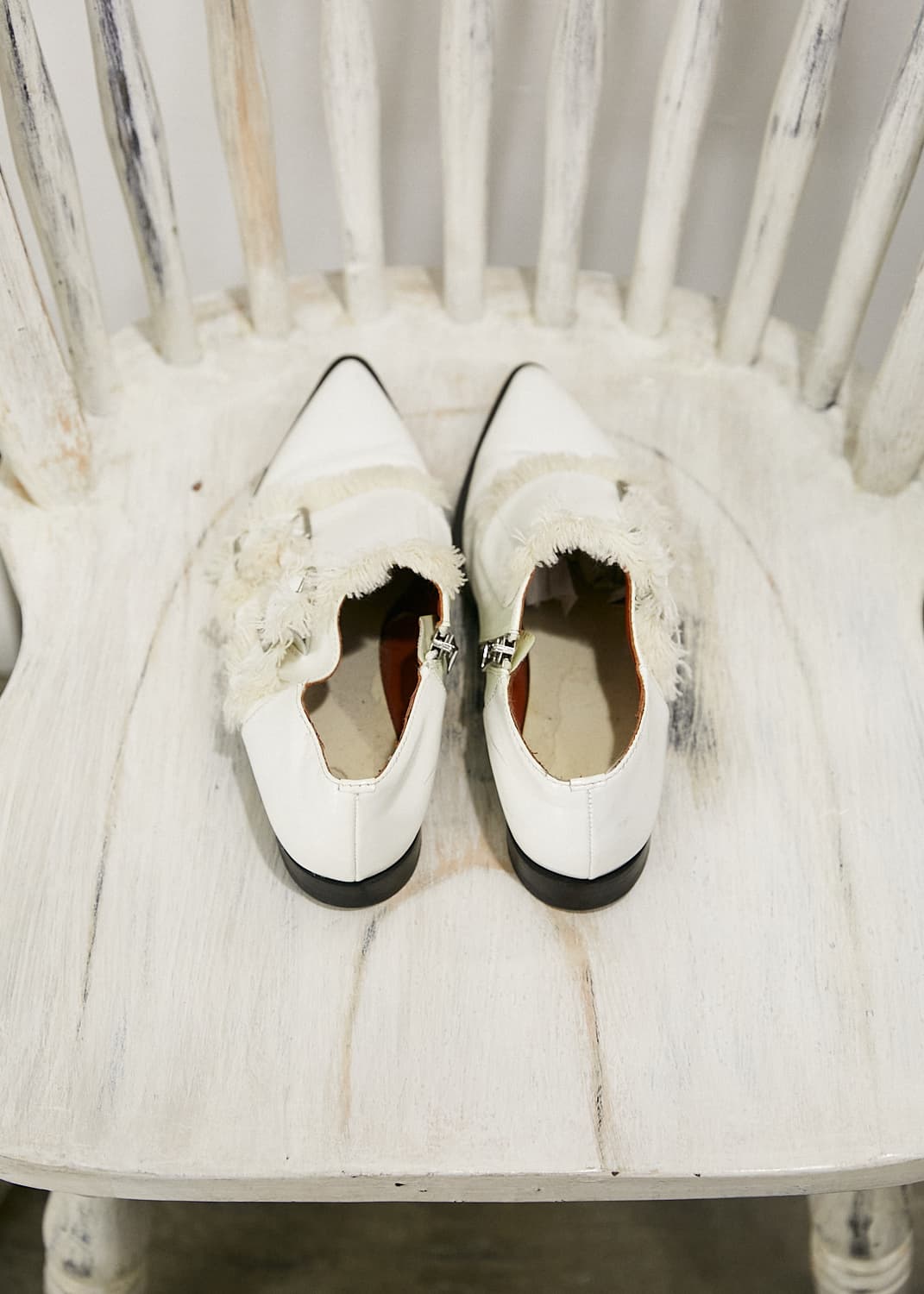 Fur Trim Buckle Shoes 상품이미지3
