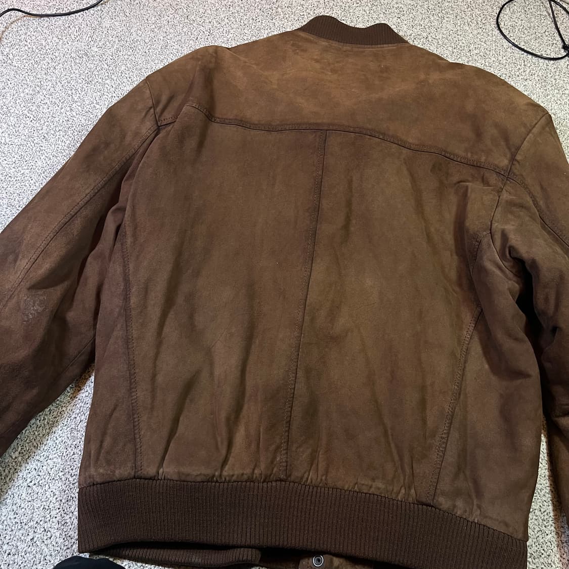 런던포그 스웨이드 산양가죽 봄버 자켓 상품이미지3