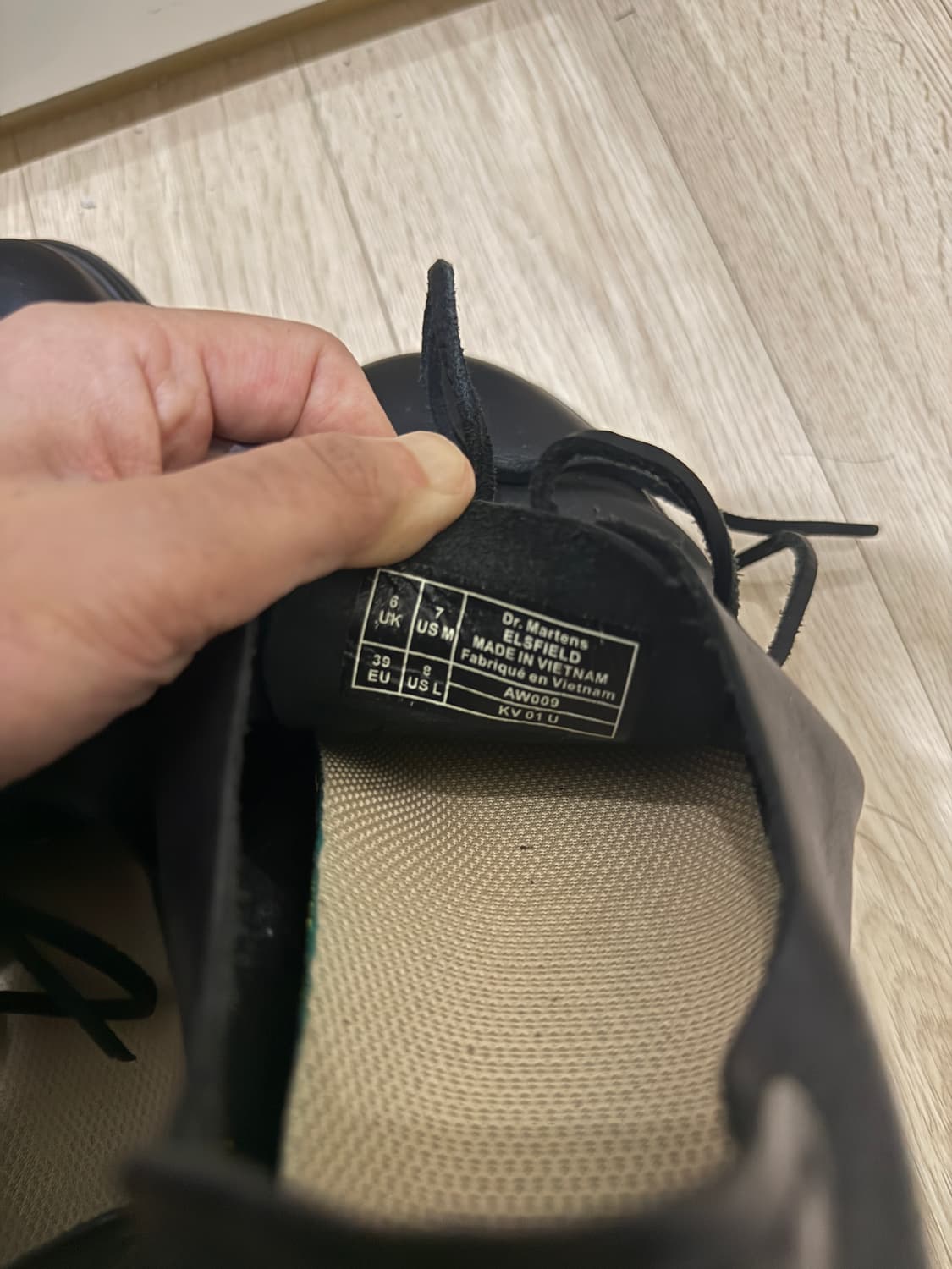 (단종)닥터마틴 엘스필드 블랙 UK6 250 상품이미지6