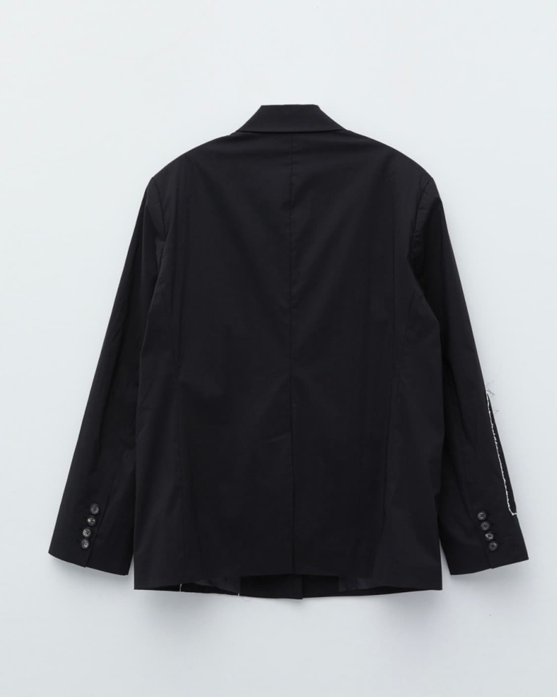 마뗑킴 스티치 링클 포인트 자켓 인 블랙  상품이미지2