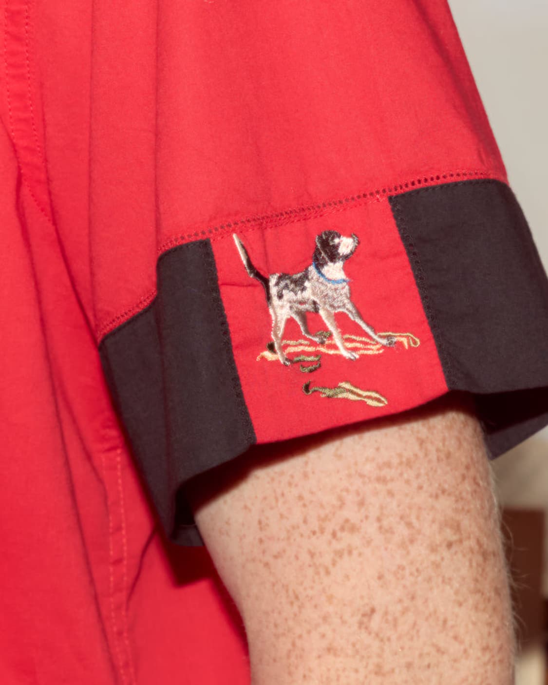 [S,M]보디 BODE Pointer Short Sleeve 셔츠/레드 상품이미지4