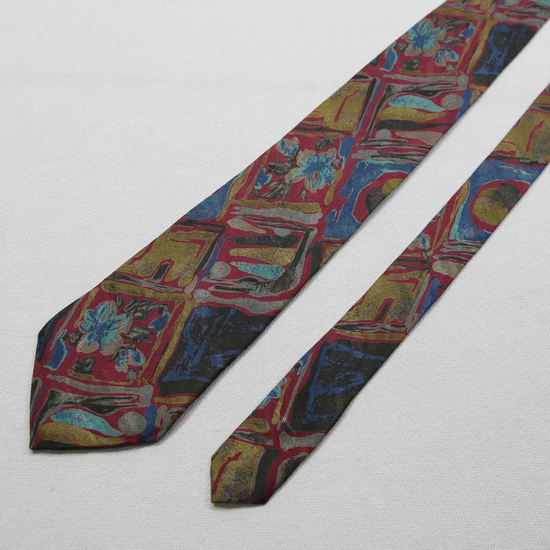 HARDY AMIES 실크 패턴 넥타이 상품이미지2