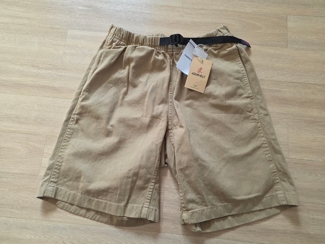 [새상품] 그라미치 치노 반바지 베이지 상품이미지1
