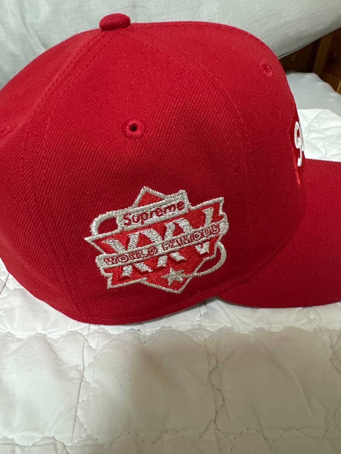 슈프림 챔피언쉽 뉴에라 레드 상품이미지3