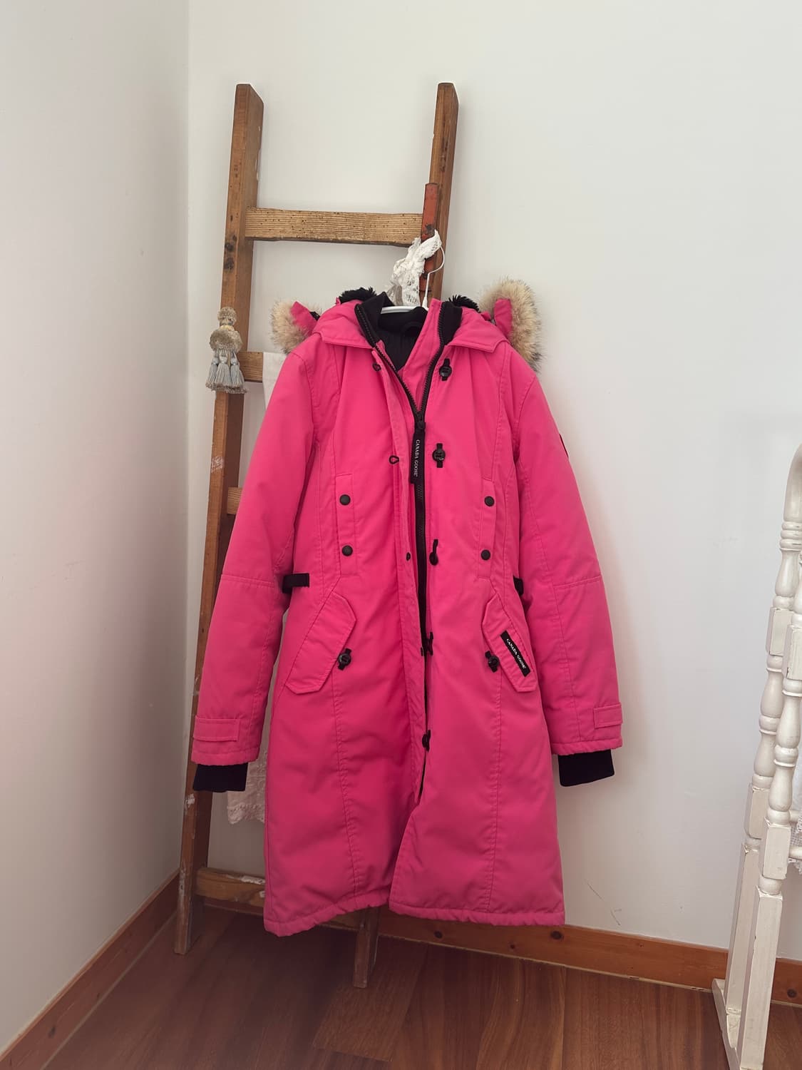 캐나다구스 켄싱턴 파카 패딩 핑크 상품이미지5