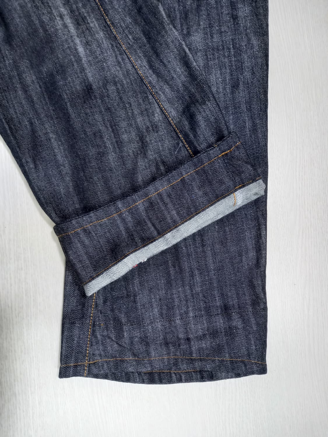 32 새상품 EVISU 엔지니어드 도락 생지 흑청 32-255 상품이미지5