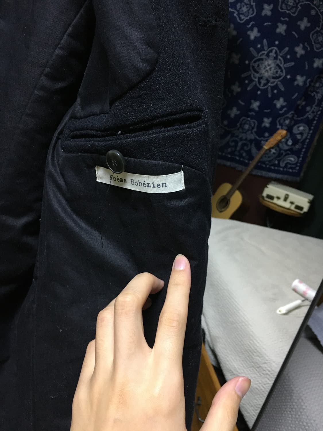 Poeme bohemien wool coat 상품이미지9