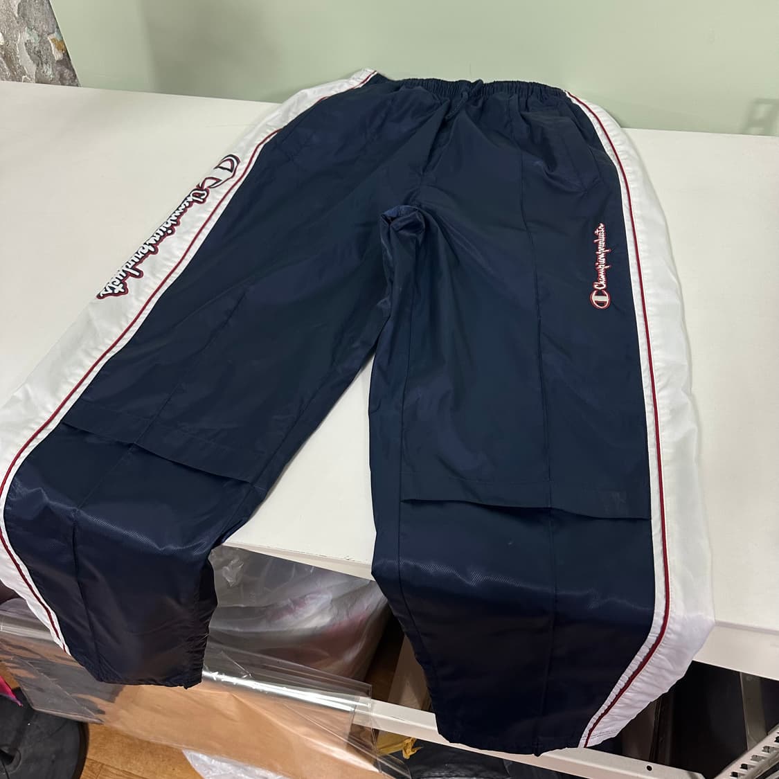 M 챔피온 네이비 레귤러핏 트랙팬츠 상품이미지4