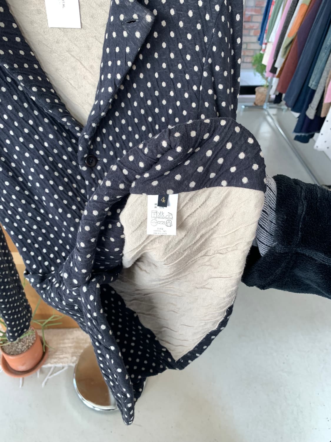 Kapital 캐피탈 도트 울 블레이저 자켓 상품이미지4