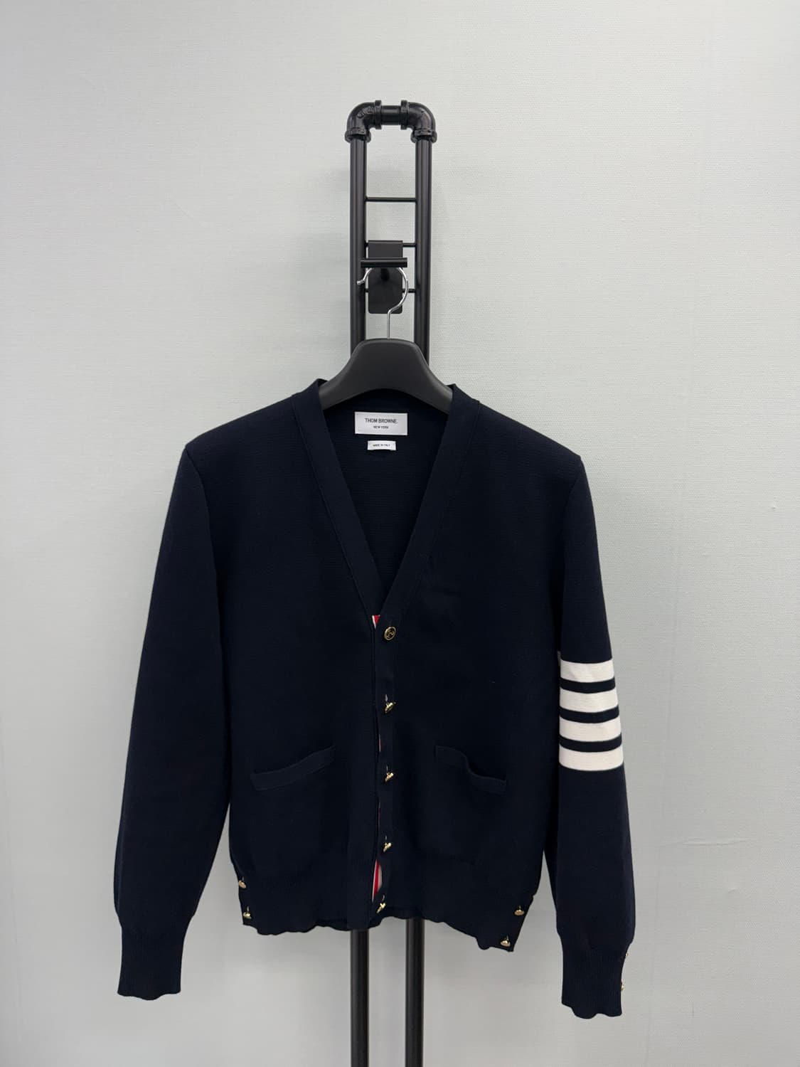 톰브라운 밀라노스티치 금장 가디건 3사이즈 상품이미지1