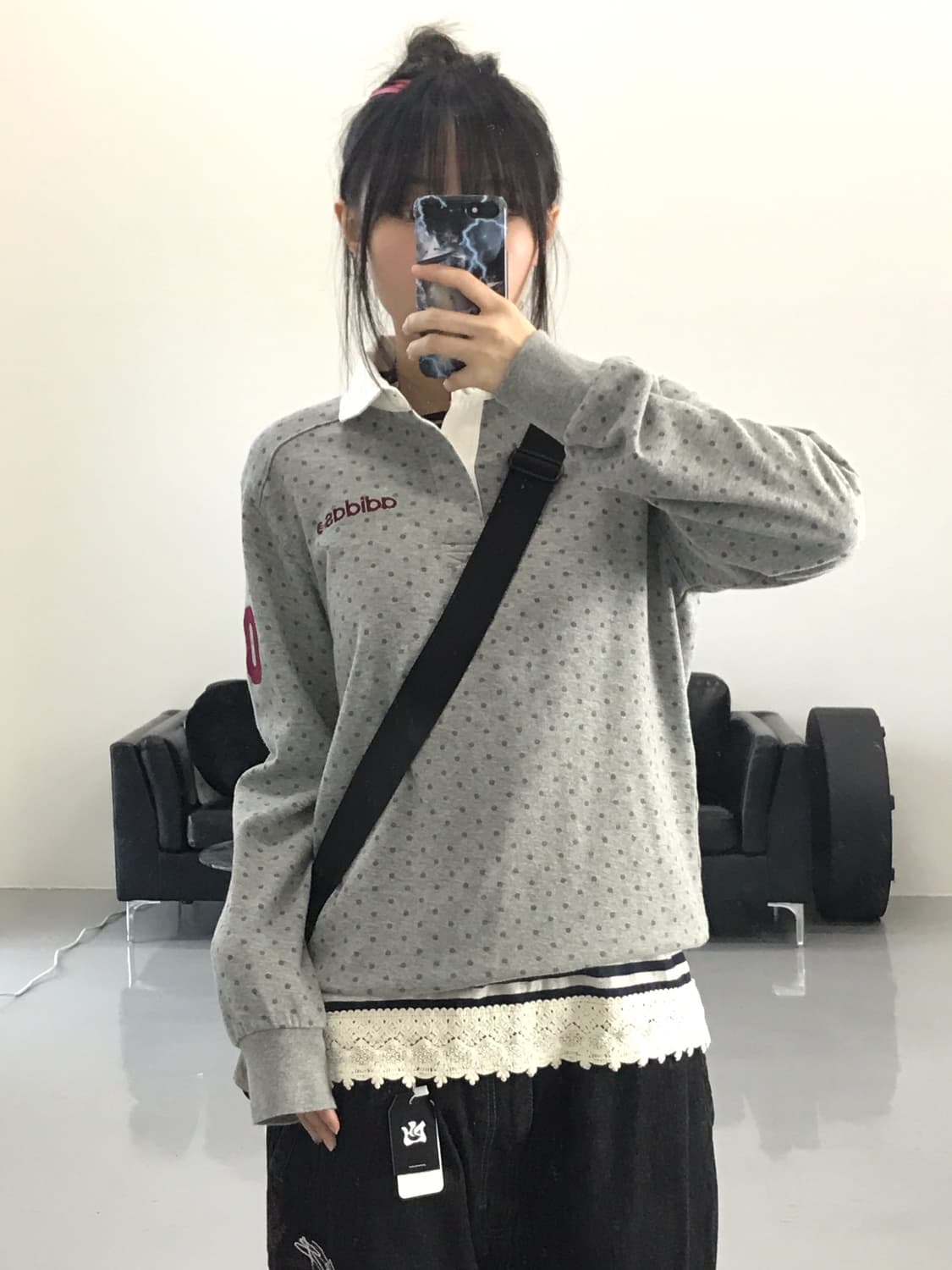 Adidas Dotted Long Sleeve T-Shirts 상품이미지1