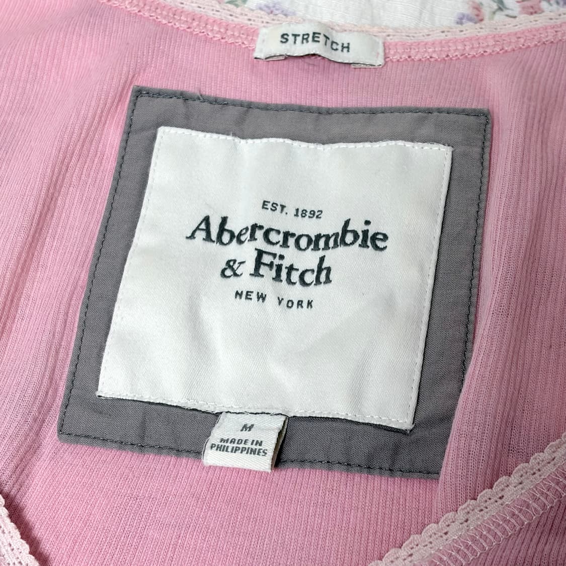 아베크롬비 2000s 핀터깔 희귀 브이넥 상품이미지2