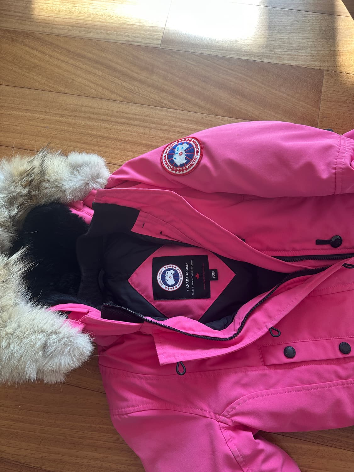 캐나다구스 켄싱턴 파카 패딩 핑크 상품이미지4