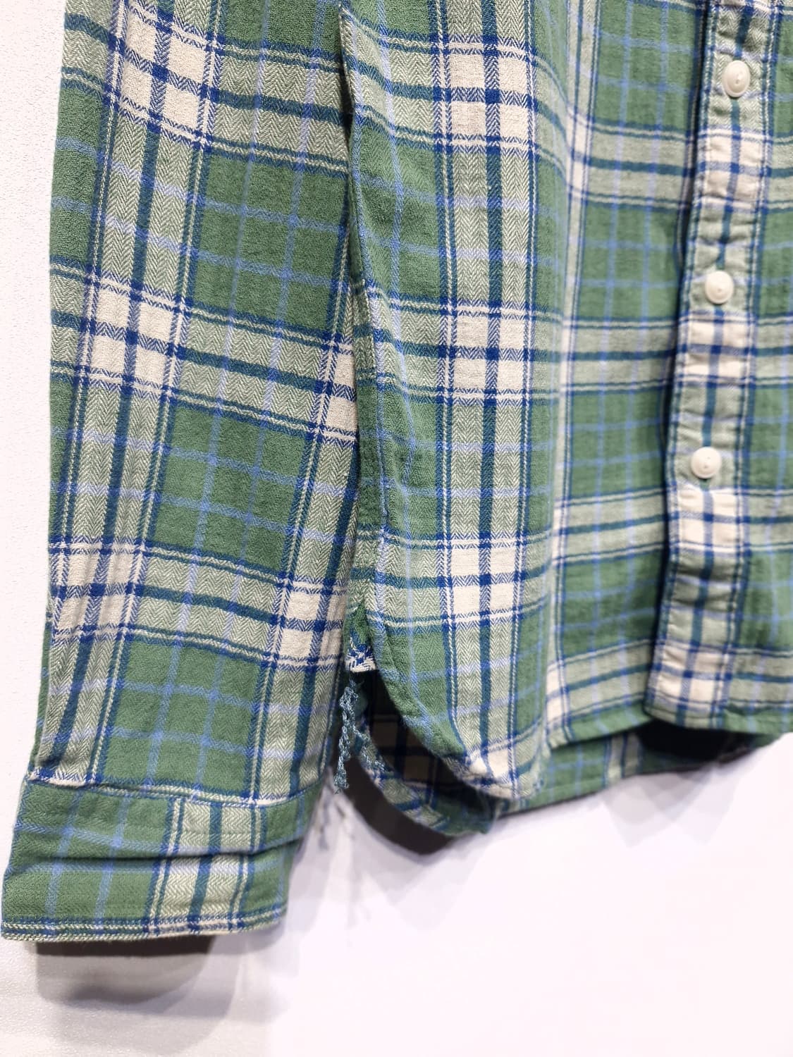 [새상품]RRL더블알엘 워크셔츠 그린체크 상품이미지5