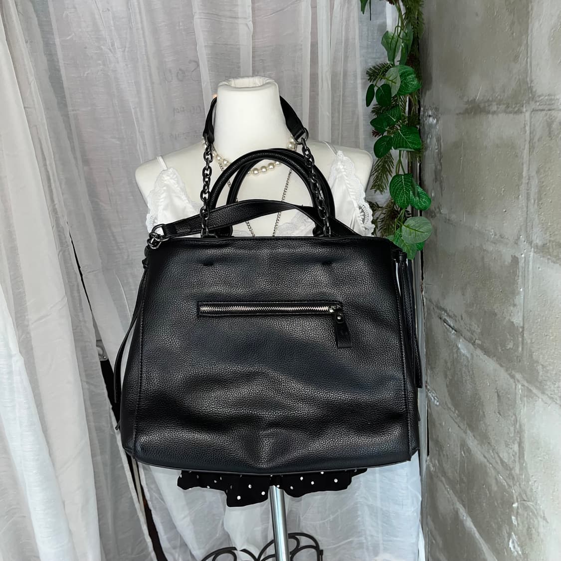 가죽 체인 숄더백 상품이미지5