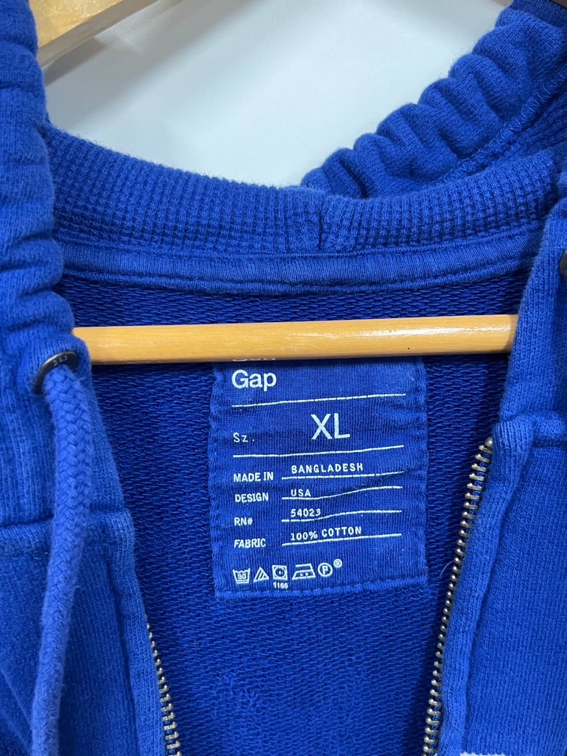 GAP 스펠링 빅로고 풀 후드집업 상품이미지4