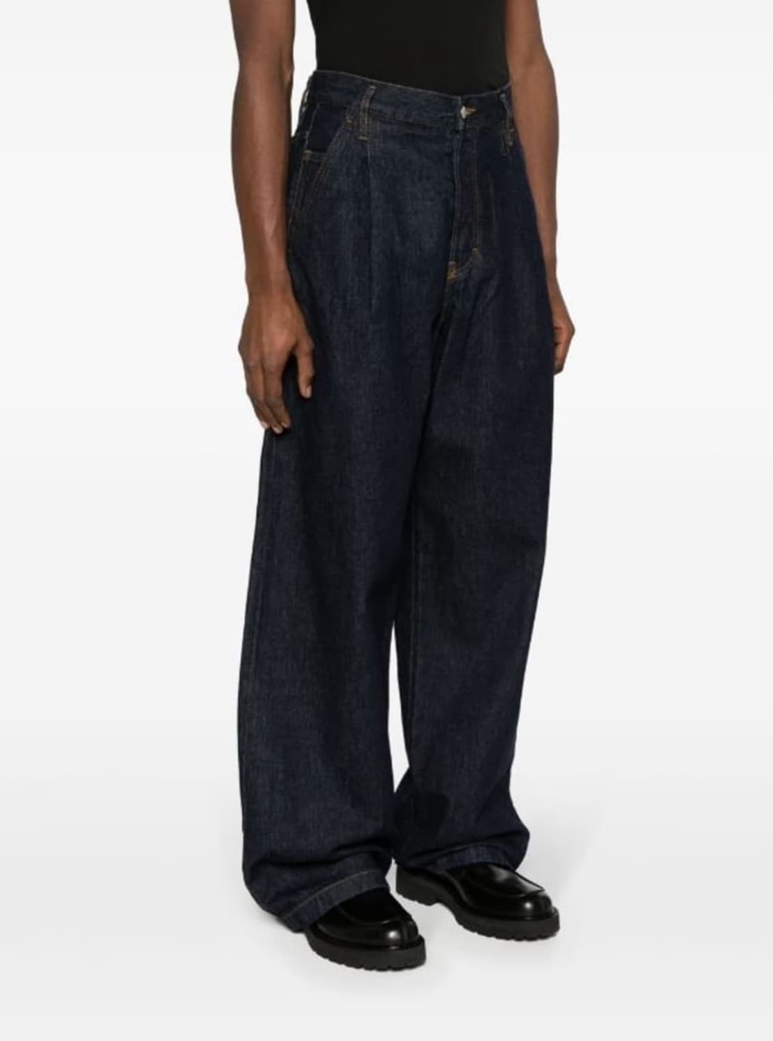 (29) 드리스반노튼 핀턱 와이드 데님 상품이미지1