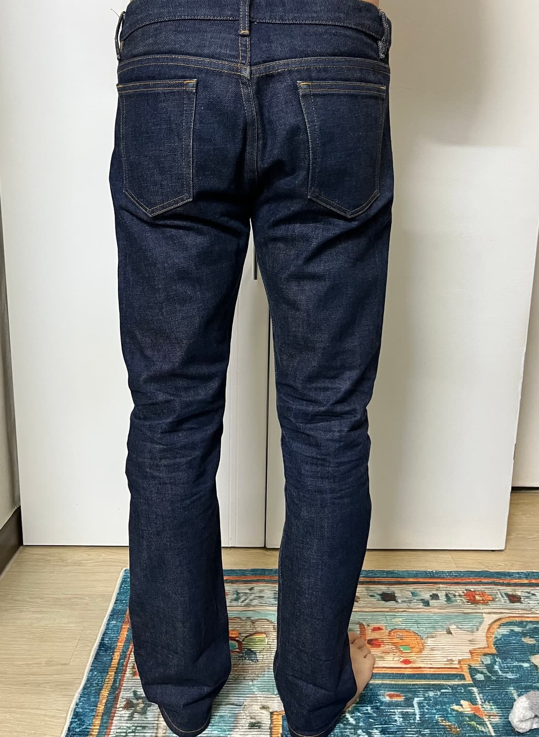 아페쎄 생지 데님 팬츠 새상품급 상품이미지10