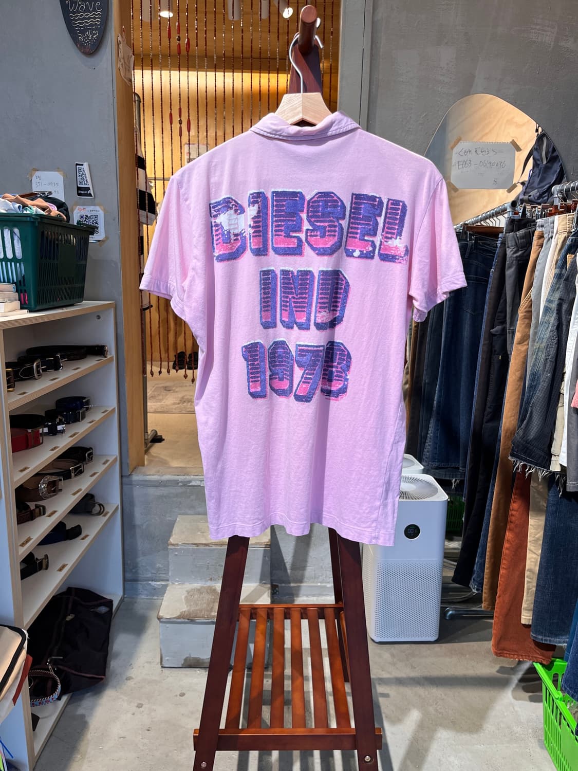 00s 디젤 로고PK셔츠 슬림핏 상품이미지2