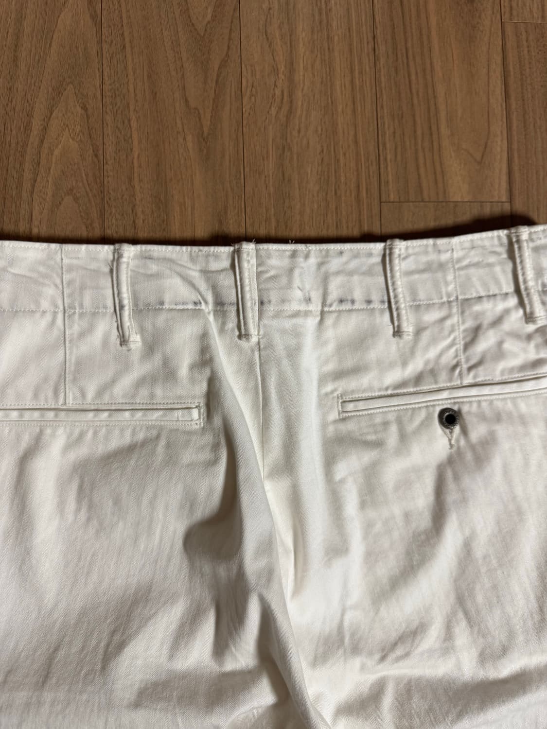 더블알엘(RRL) 헤링본 트윌 필드 팬츠 화이트 30/30 상품이미지5