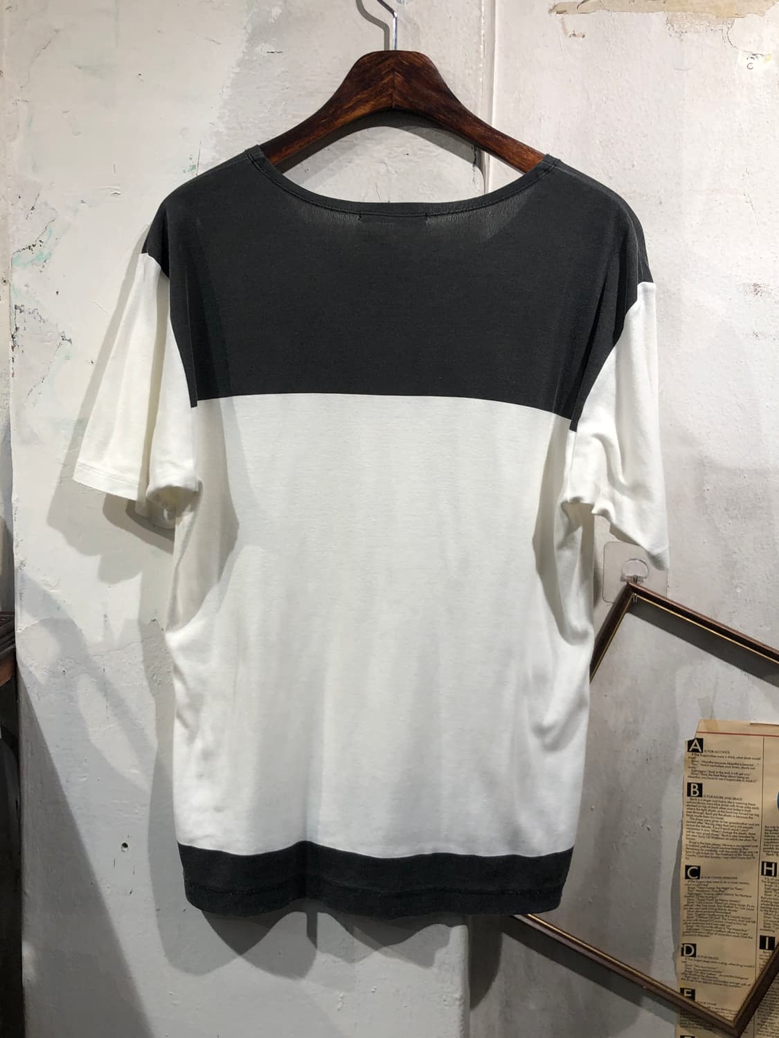 [2537]Issey Miyake white&black t-shirt 상품이미지2