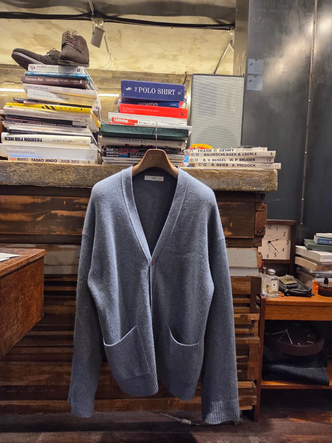 비이커 램스울 카디건 상품이미지1