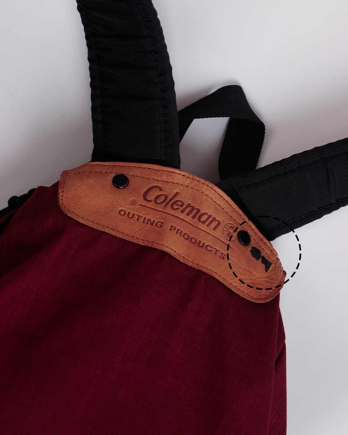 [Coleman] 버건디 나일론 미니 백팩 상품이미지10