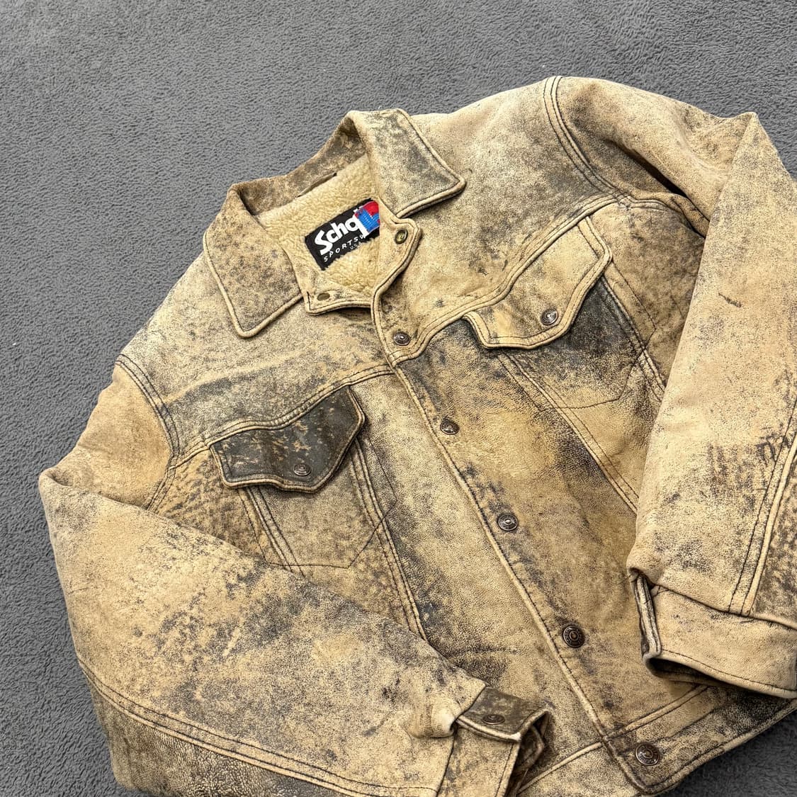 [정품/40] Schott 빈티지 가죽자켓 C1 상품이미지1