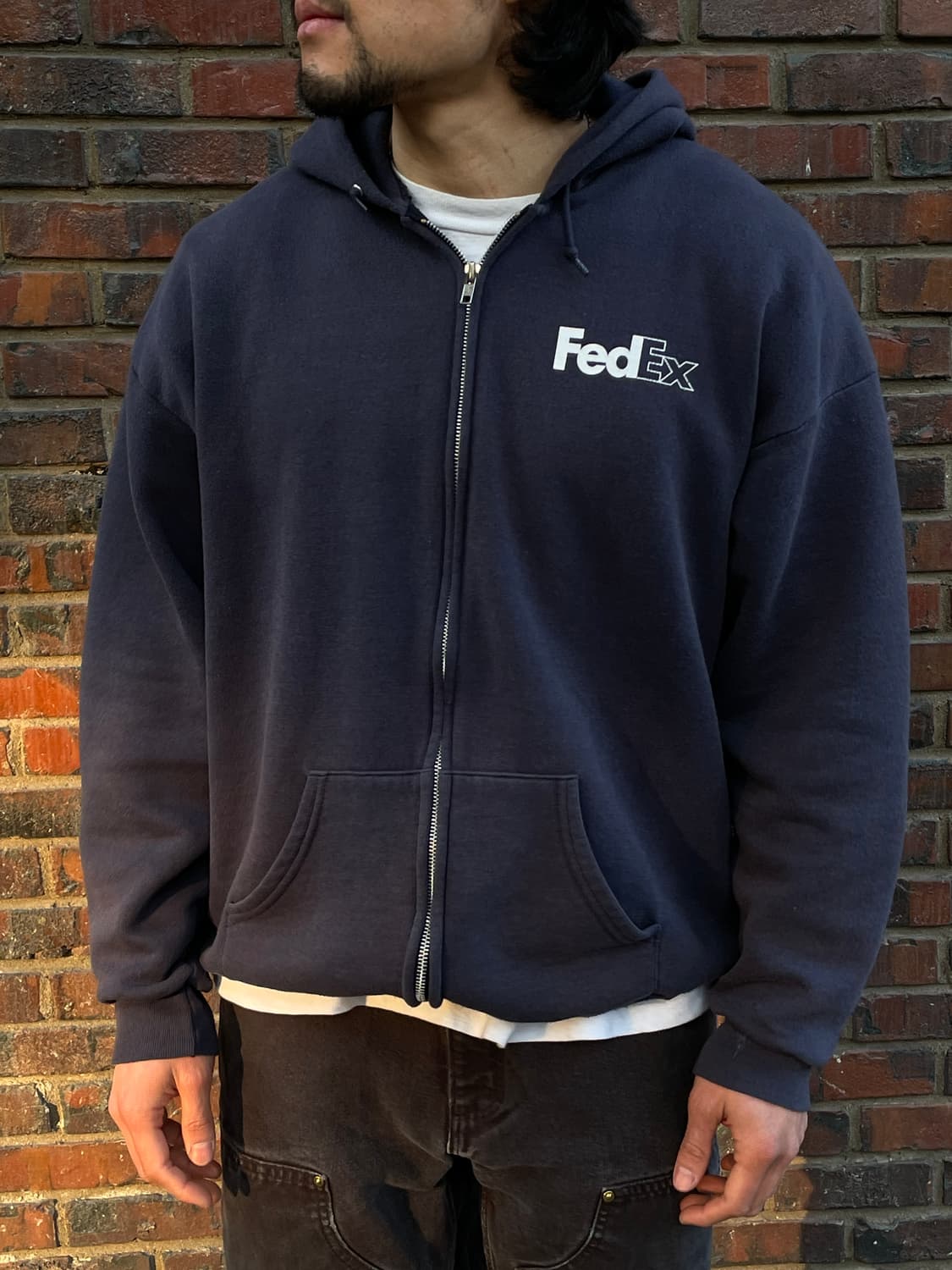 90s FedEx 50/50 Hood Zip 상품이미지4
