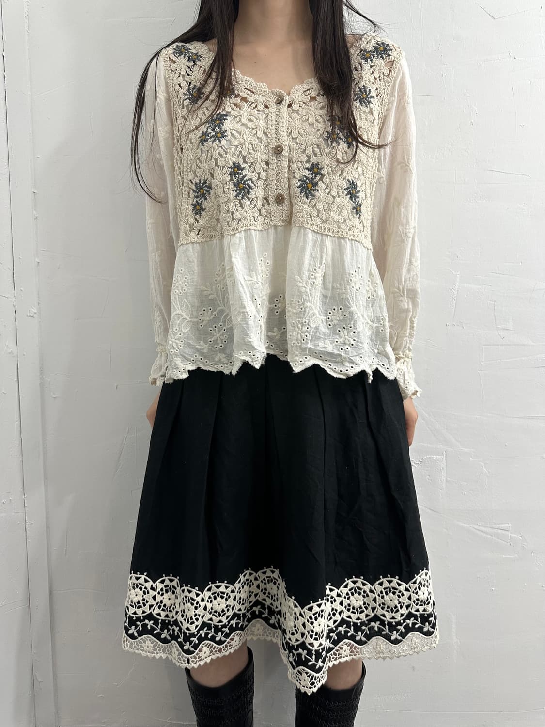 mori crochet blouse 상품이미지2