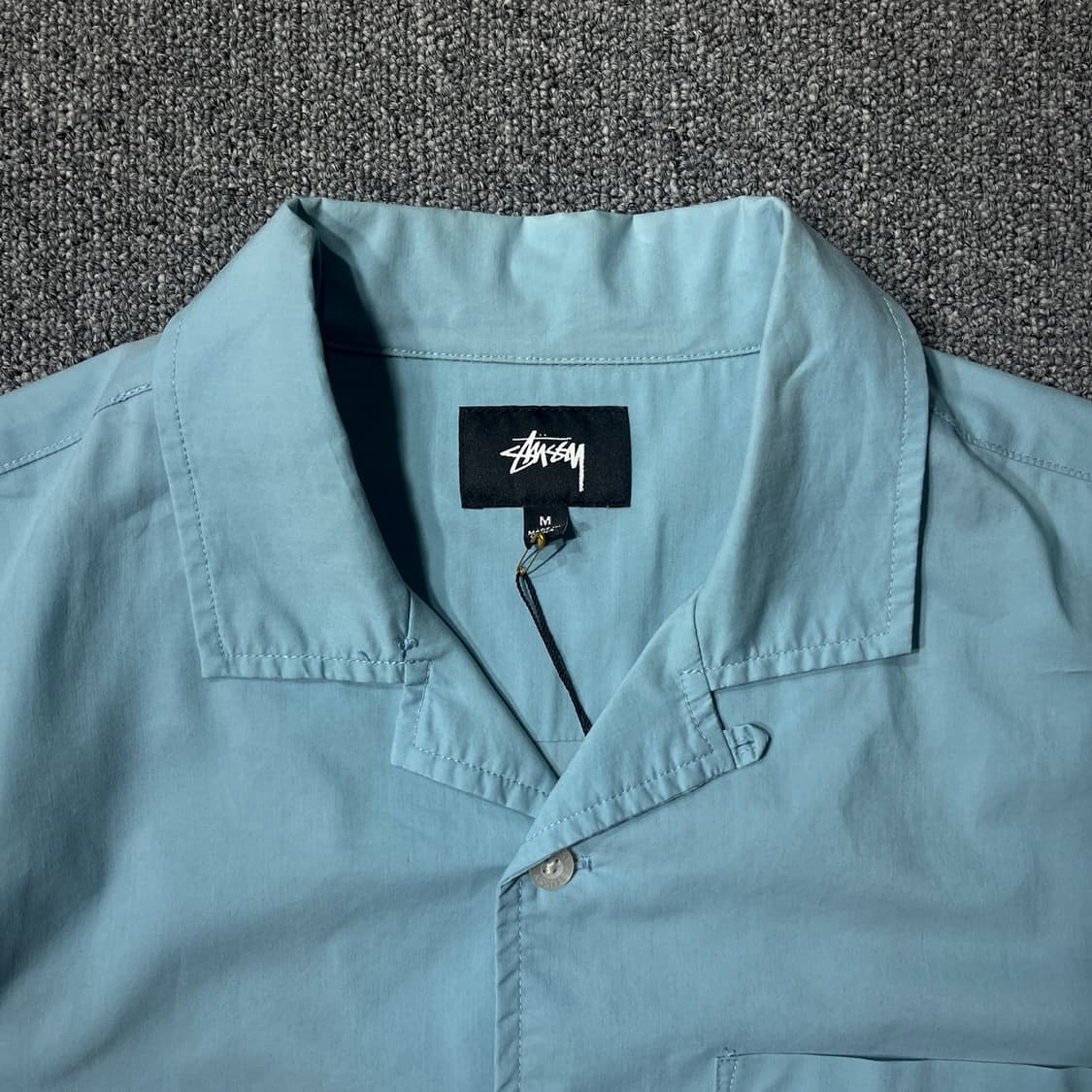 STUSSY 포켓 자수 하프셔츠 상품이미지2
