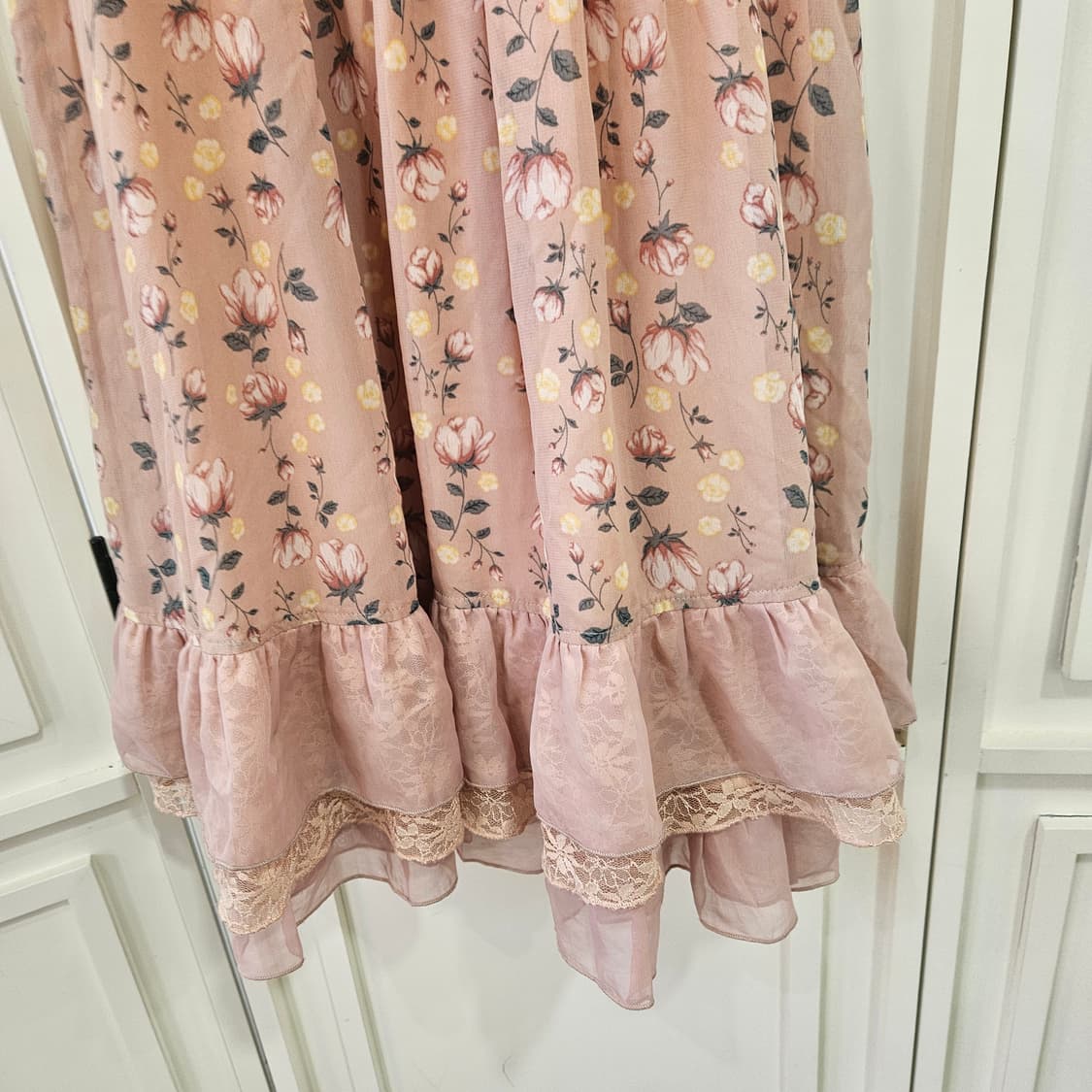 엑시즈팜(axes femme) 플라워 쉬폰 원피스 상품이미지5