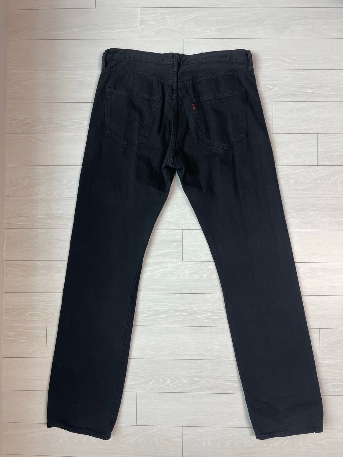 리바이스 501 블랙 데님 팬츠 상품이미지3