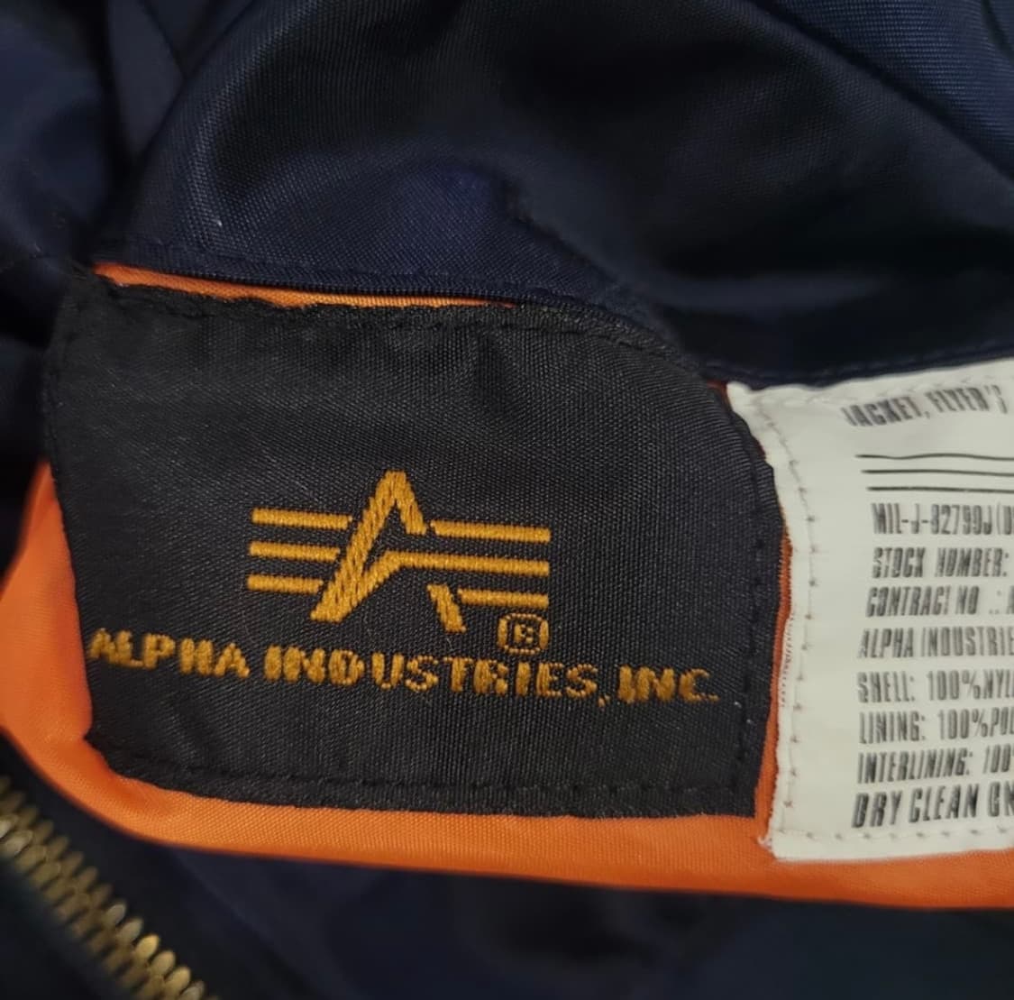 ALPHA INDUSTRIES 알파 멀티와팬 항공점 MA-1 상품이미지3