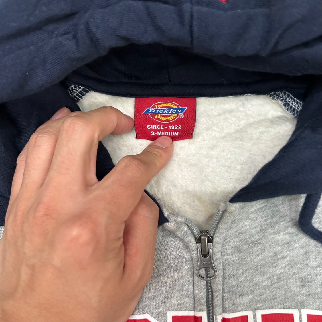 Dickies gray hood zip-up 상품이미지6