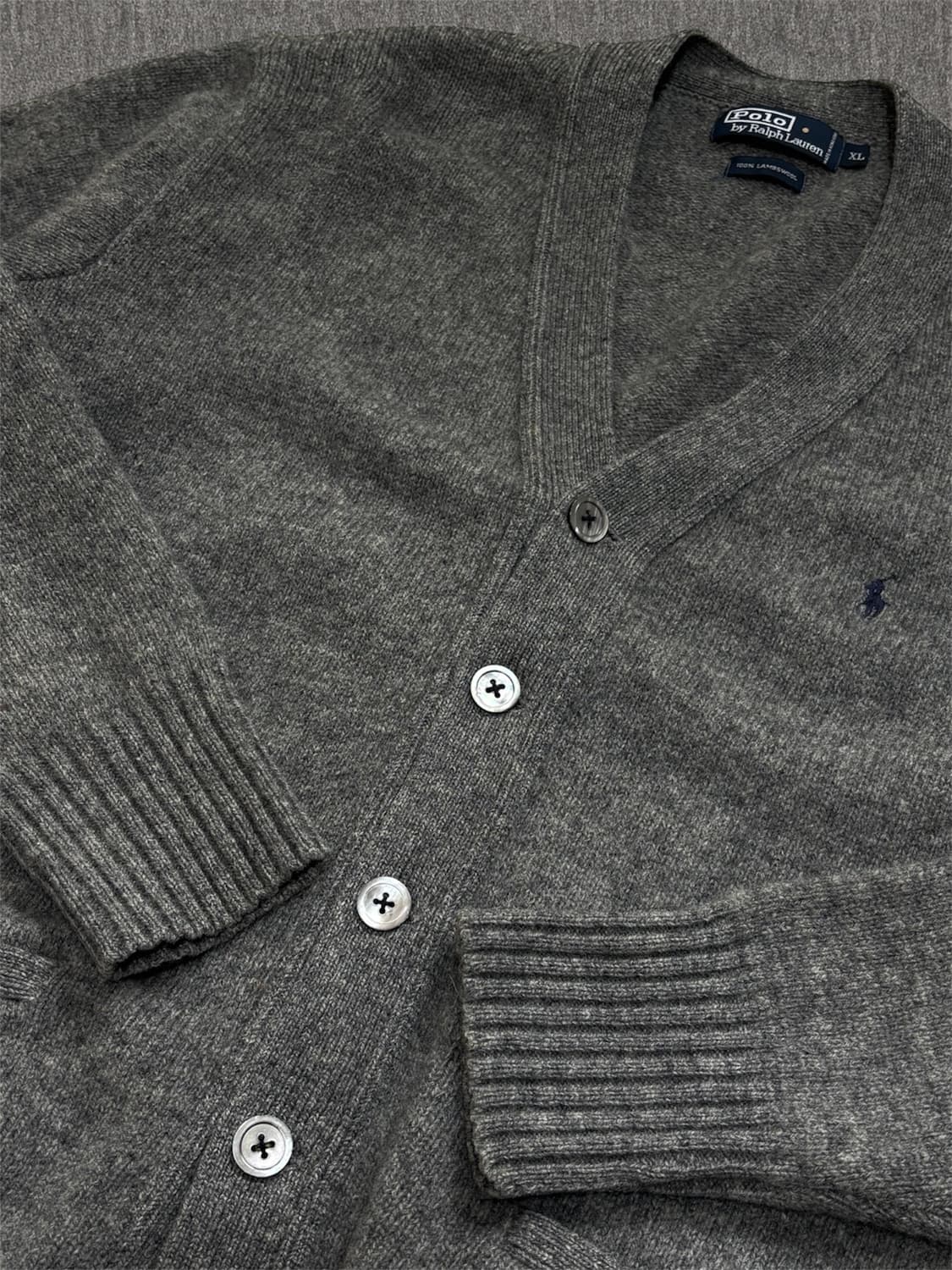폴로 랄프로렌 램스울 그레이 가디건  상품이미지3