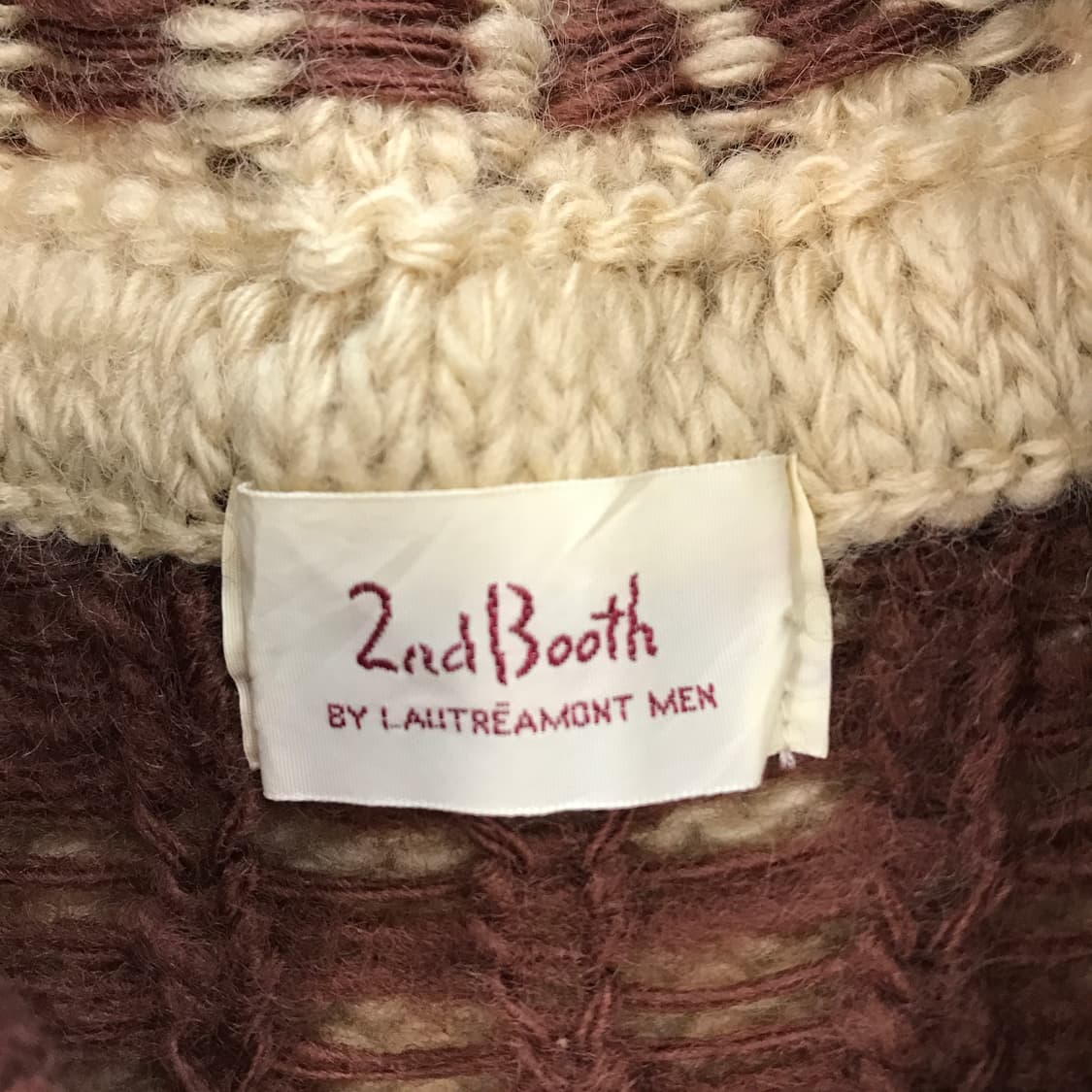 2nd booth JPN 고급패턴 모크넥니트 [M] 상품이미지4