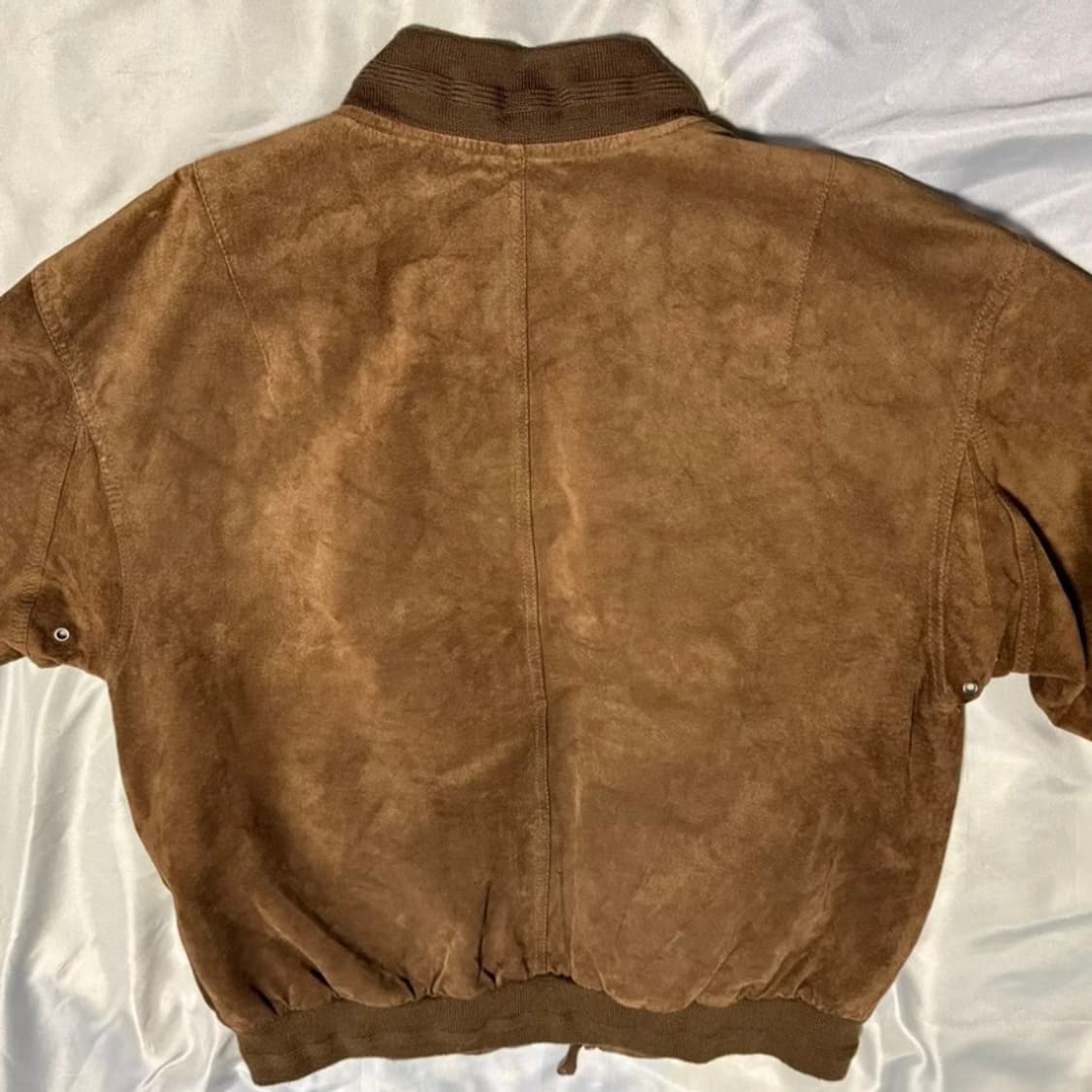  [Vintage] 일본 빈티지 브라운 스웨이드 레더 자켓 상품이미지5