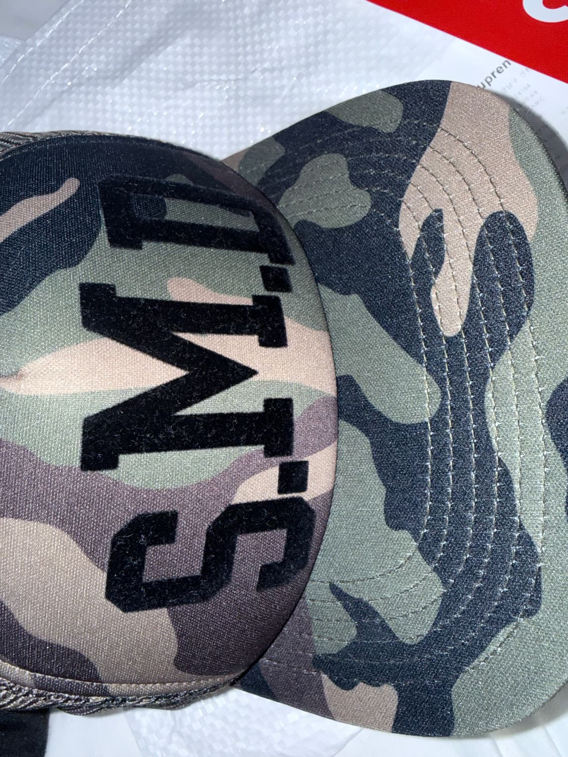 슈프림 SMD 메쉬 백 5-패널 우드랜드 카모 상품이미지2