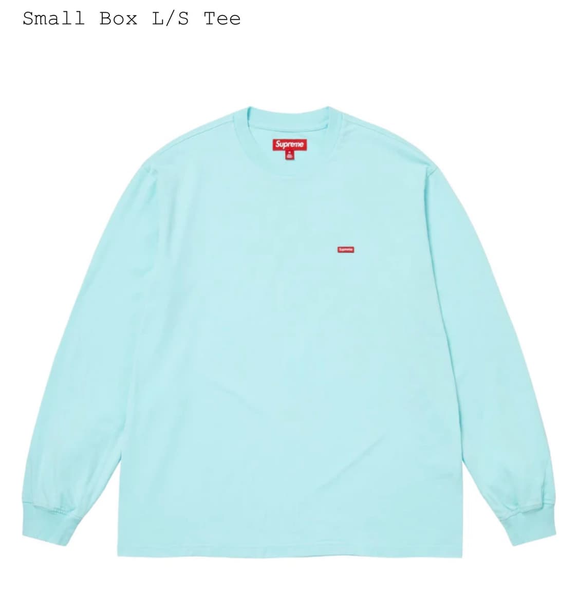 슈프림 스몰 박스 로고 롱슬리브 M 팝니다 상품이미지1