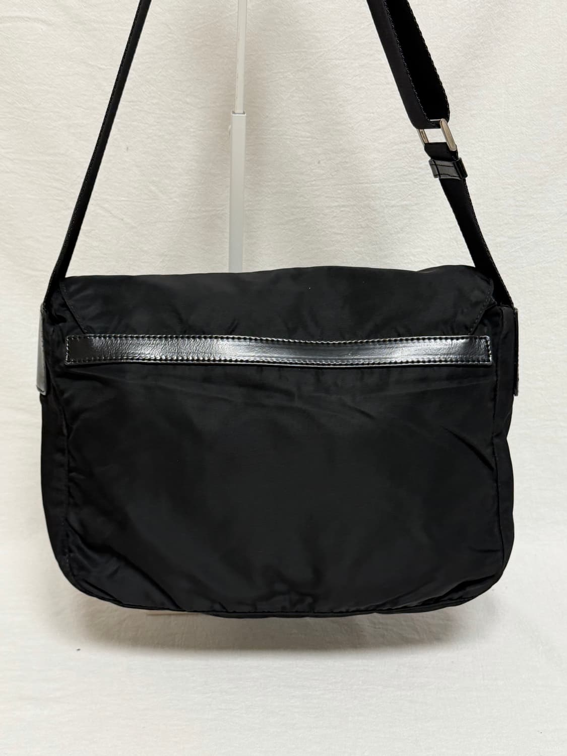 정품 프라다 포코노 나일론 원포켓 블랙 메신저백 크로스백 숄더백 상품이미지8