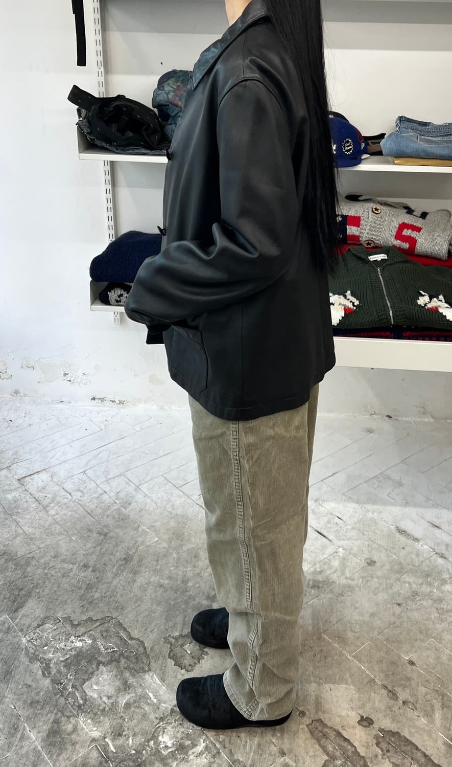 올드갭 가죽 자켓 상품이미지7