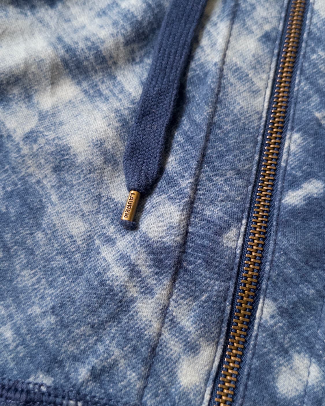 [LRL RALPH LAUREN] indigo washed hoodie 상품이미지5