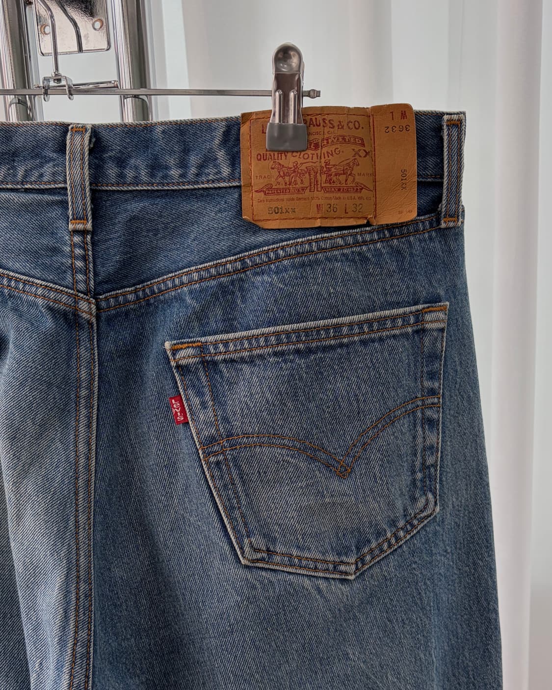 [34인치]리바이스 90s USA 501xx 데님 팬츠 상품이미지6
