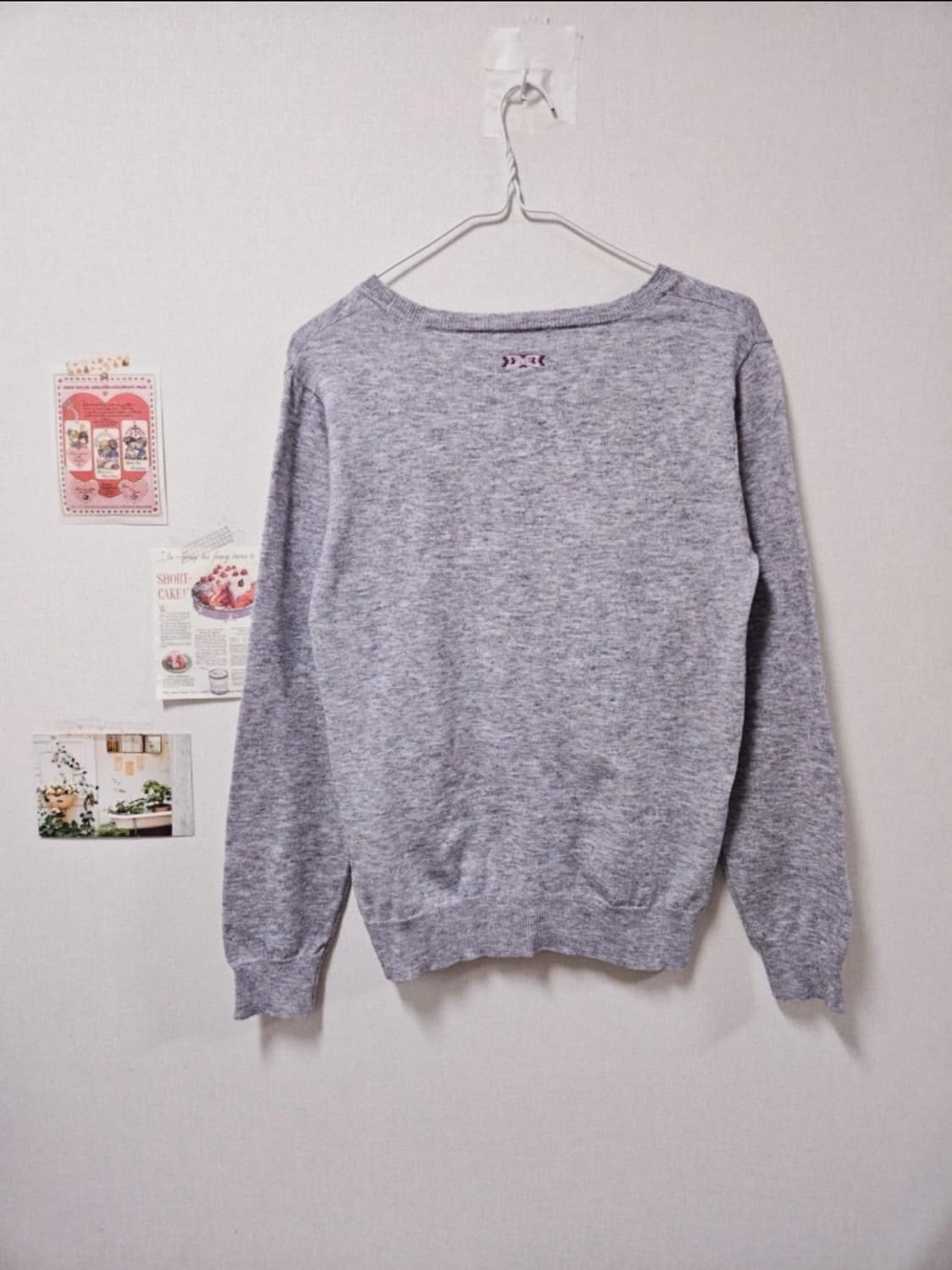 빈티지 티티카카 보라색 기본 니트 상품이미지7