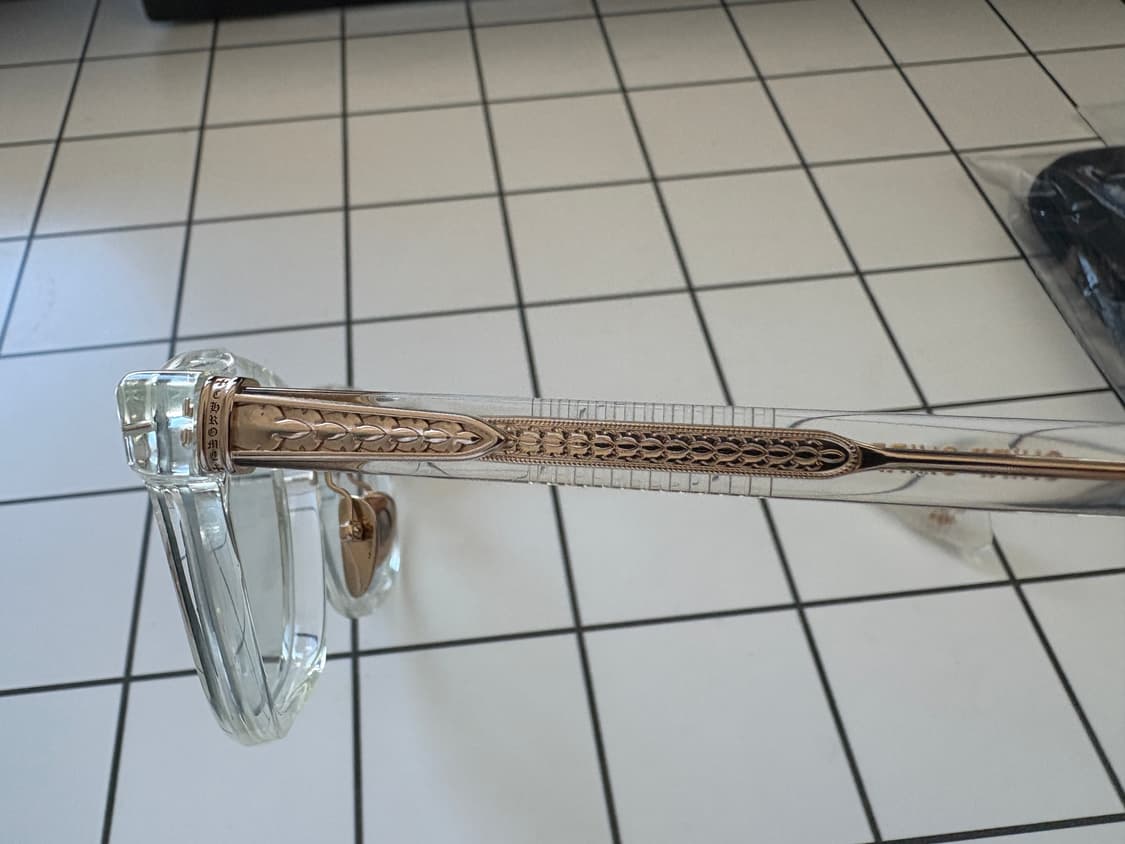 크롬하츠 처프 처프-A (CHIRP CHIRP-A) 크리스탈 골드 안경 상품이미지4