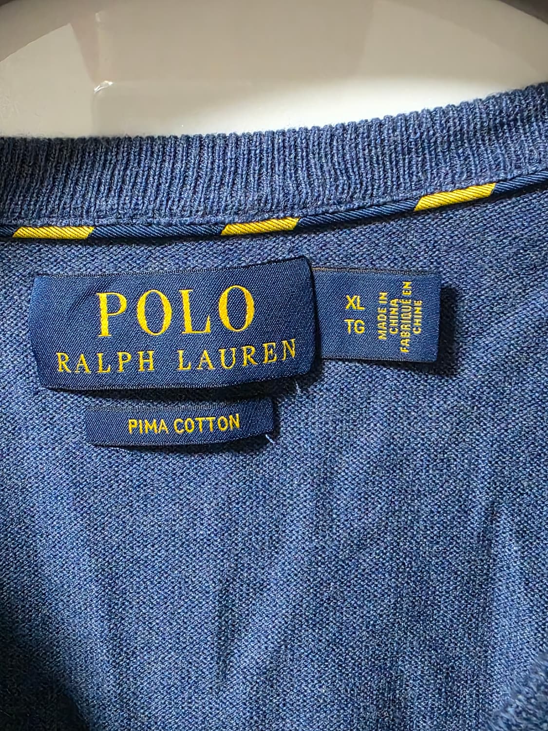 폴로랄프로렌 피마코튼 V넥 니트 상품이미지3