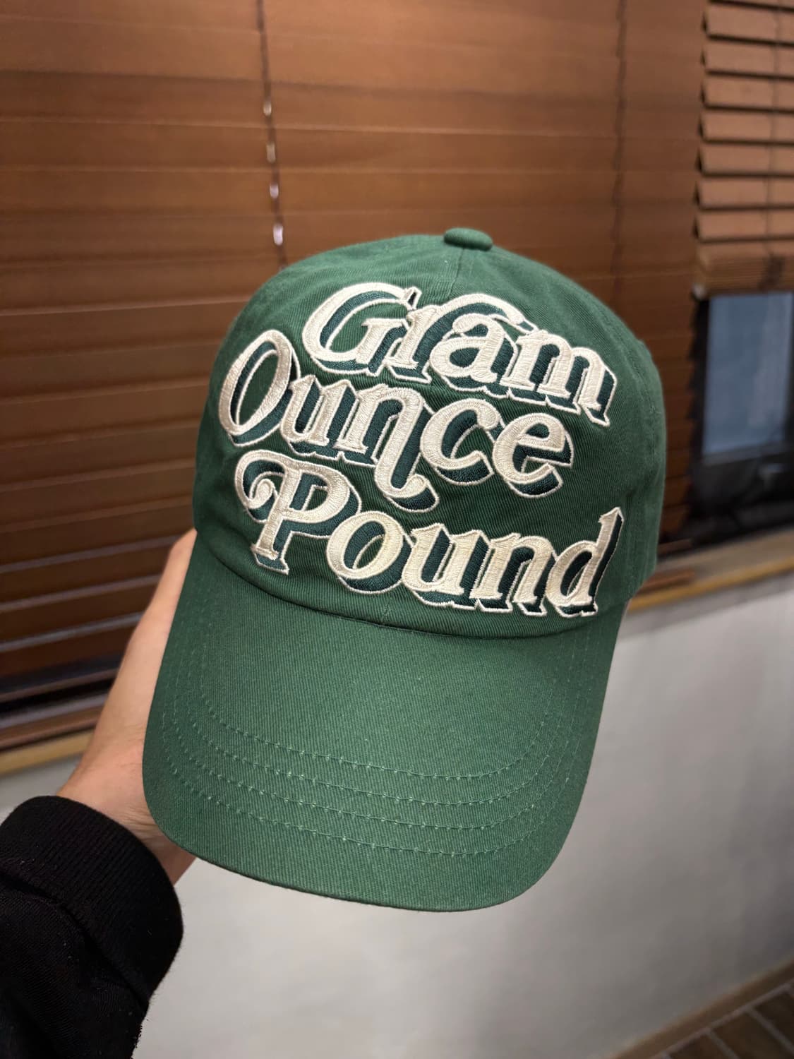 그램 아운스 파운드 로고 볼캡 모자 상품이미지1
