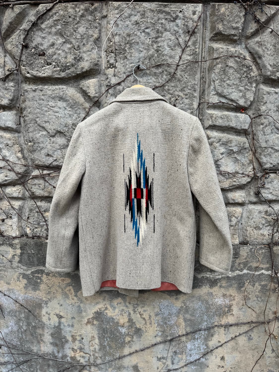 오르테가 핸드 우븐 울 네이티브 아메리칸 웨스턴 나바호 치마요 자켓 상품이미지2