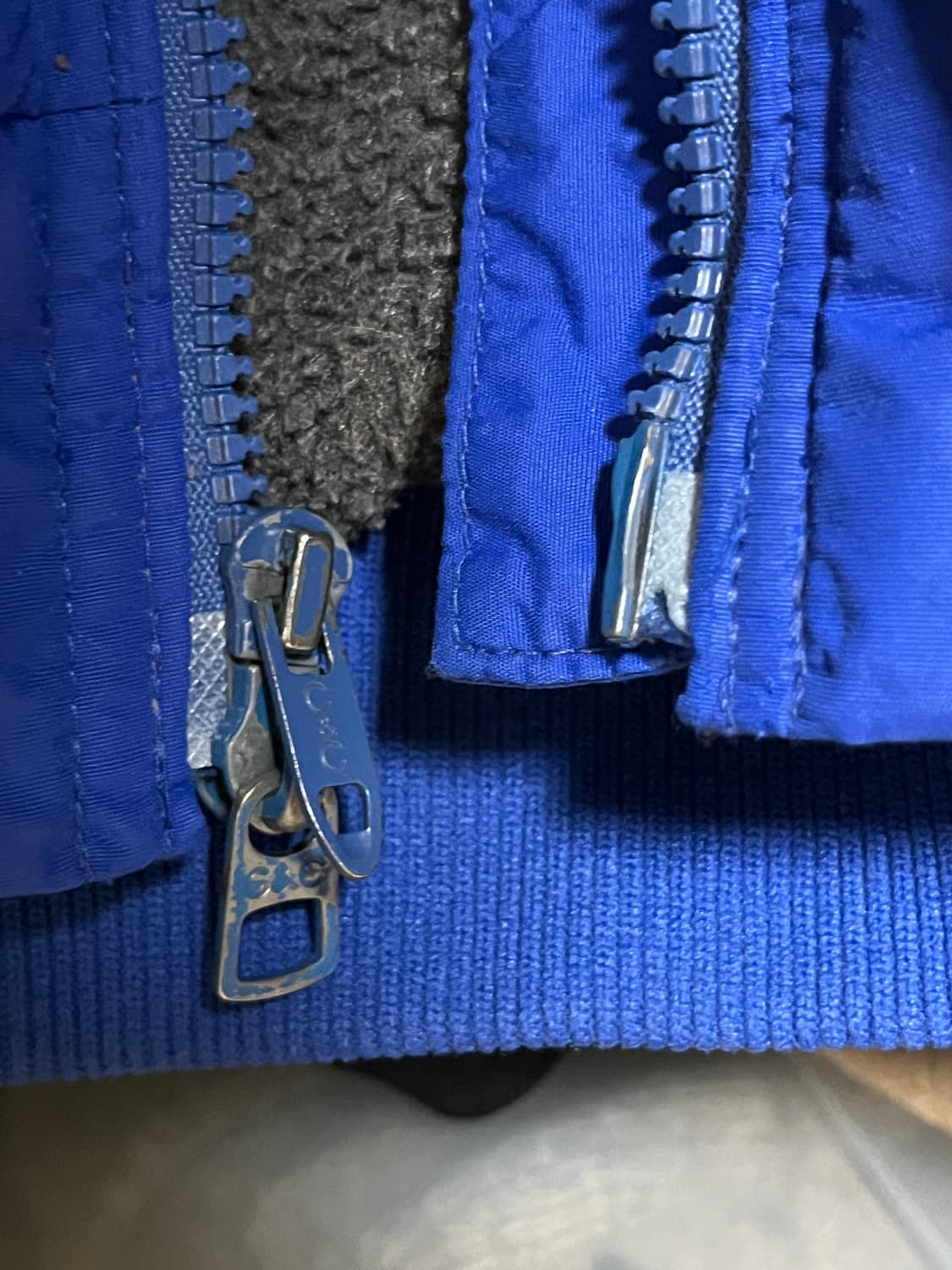 80s 파타고니아 쉘드 신칠라 투웨이 봄버 XL 상품이미지6